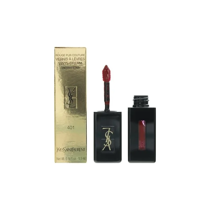 Yves Saint Laurent Rouge Pur Couture Vinyl Cream 401 Rouge Vinyle Lip Stain 55ml For Women