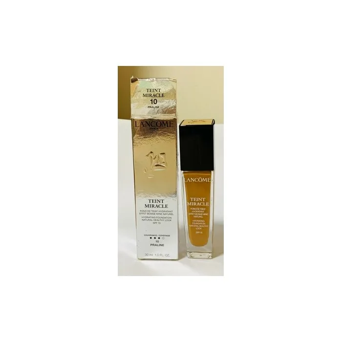 Lancome Teint Miracle Hydrating Foundation 10 Praline SPF 5 30ml