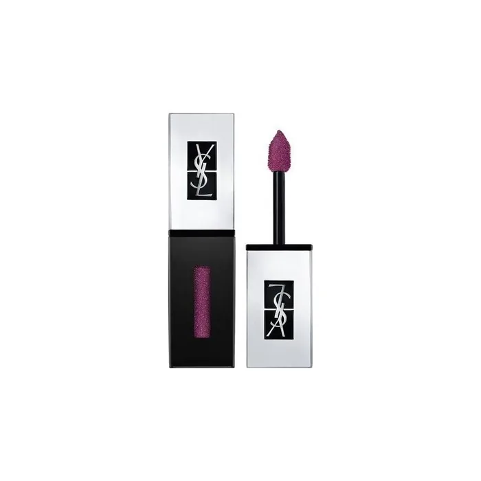 Yves Saint Laurent The Holographics 503 Neon Plum Liquid Lip Stick Glossy Stain