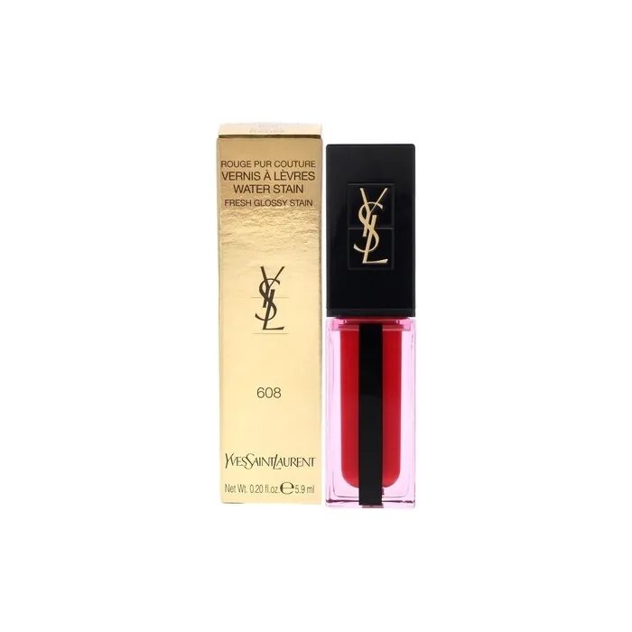 Yves Saint Laurent Vernis A Levres Water Stain Lipstick 608 Flot De Fuchsia