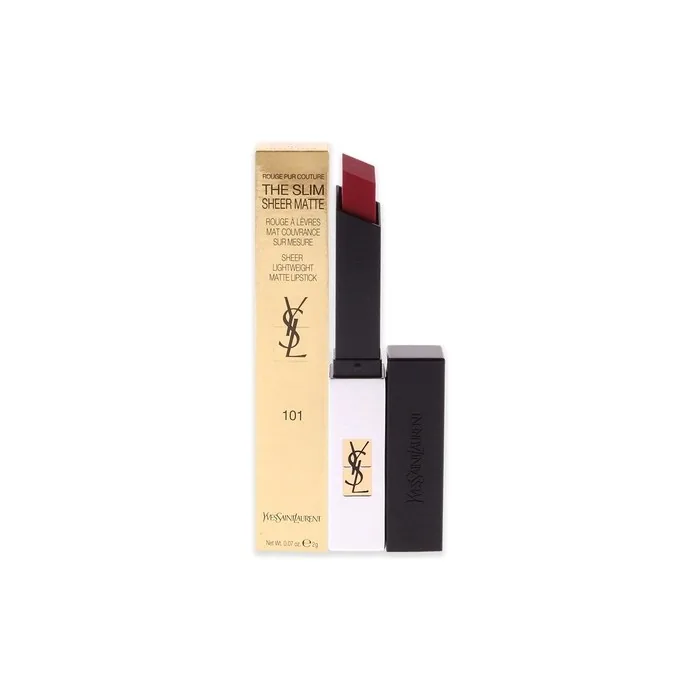 Yves Saint Laurent Rouge Pur Couture The Slim Sheer Matte Lipstick 101 Rouge Women 0.07oz