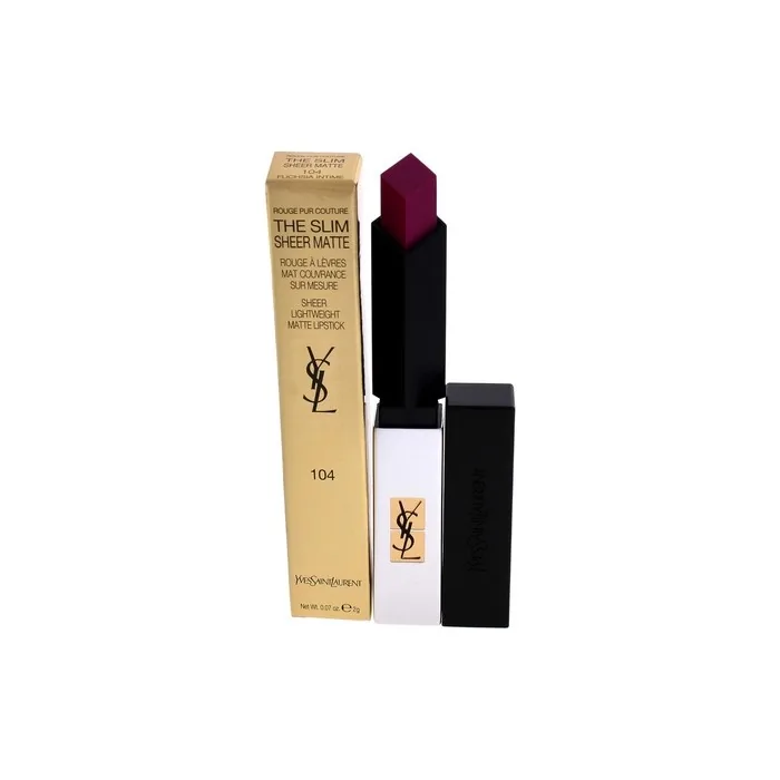 Yves Saint Laurent Rouge Pur Couture The Slim Sheer Matte N°104 Fuchsia Intime 10g