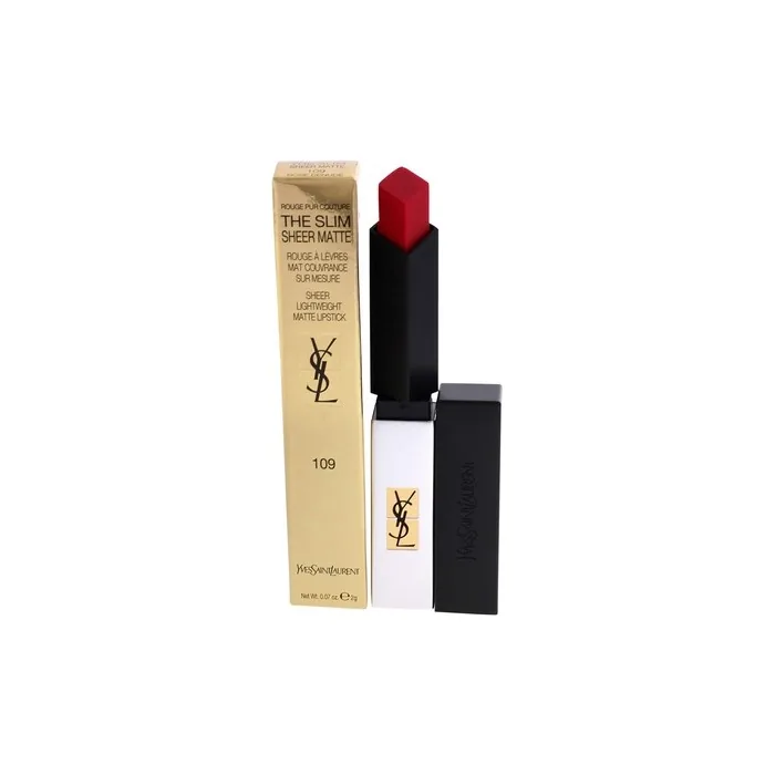 Yves Saint Laurent Rouge Pur Couture The Slim Sheer Matte Lipstick 109 Rose D Women Lipstick 0.07 oz