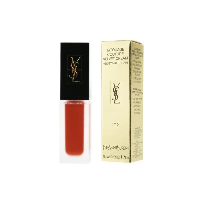 Ysl Rouge Pur Couture Tatouage Couture Velvet Cream Liquid Lipstick 212 6ml