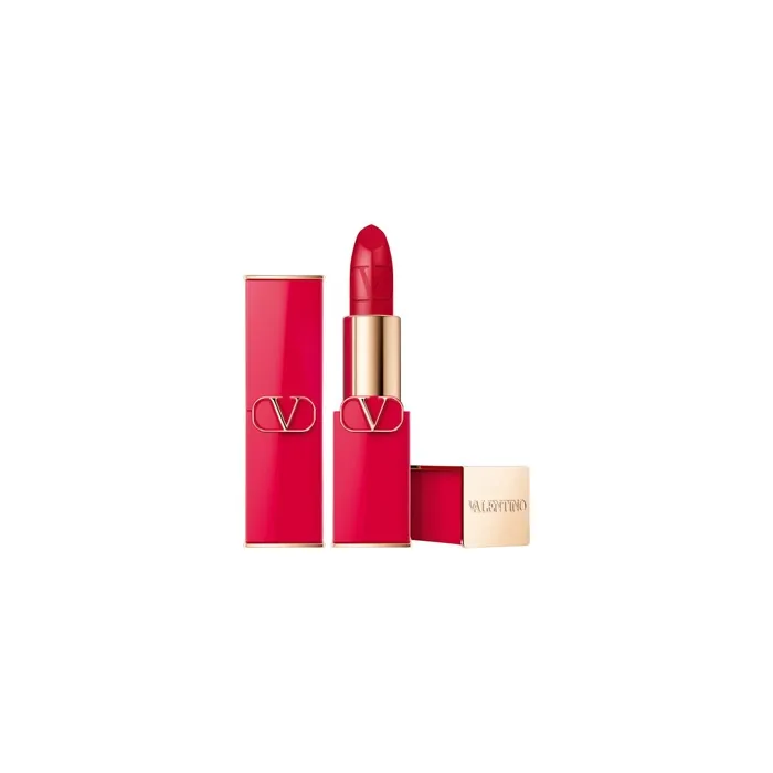 Valentino Rosso Satin Finish Cream Lipstick 22r Refillable 35 Grams