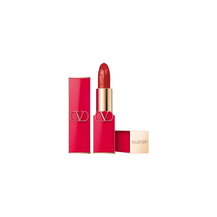 Valentino Rosso Satin Finish Cream Lipstick 205a Refillable 35 Grams