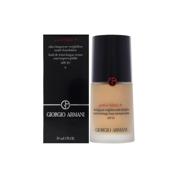 Giorgio Armani Power Fabric Plus Longwear Weightless Matte Foundation SPF 20 for Women 1 oz