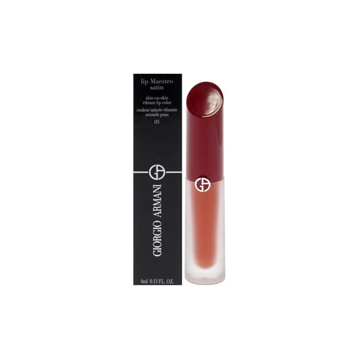Giorgio Armani Lip Maestro Satin Longlasting Lipstick 05 For Women 013 Oz