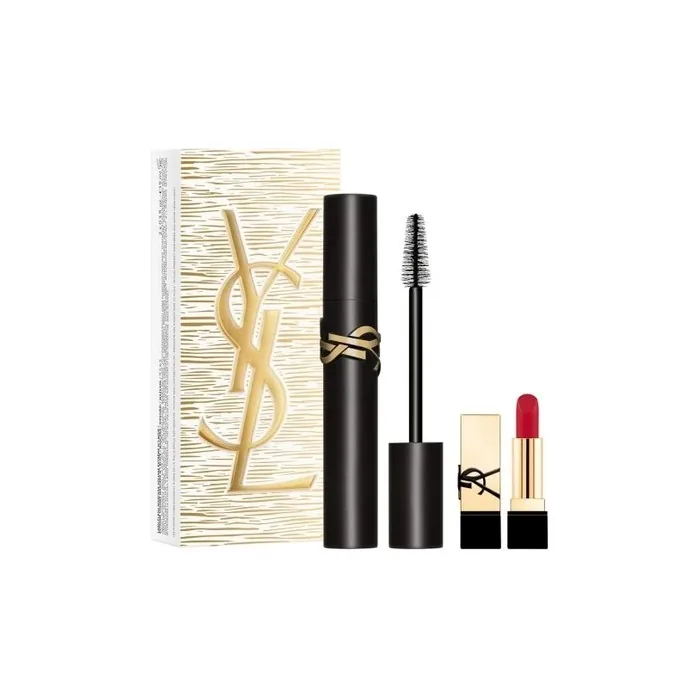 Yves Saint Laurent Lash Clash Mascara Mini Rossetto Rouge Pour Couture 9 Ml 13 G