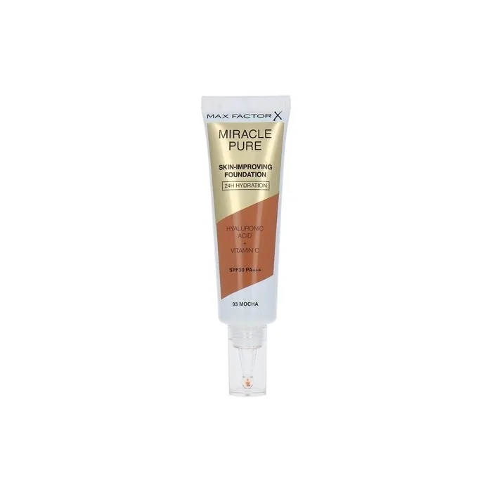 Max Factor Miracle Pure Skinimproving Foundation Spf30 93 Mocha 30 Ml