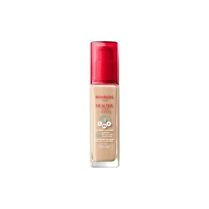 Bourjois Healthy Mix Clean & Vegan Foundation 51.2 Golden Vanilla 30ml