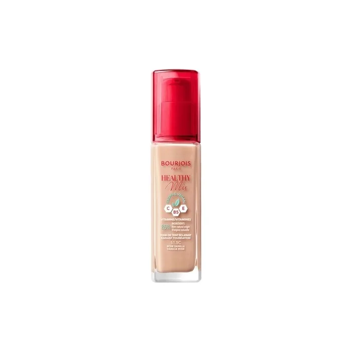 Bourjois Healthy Mix Clean & Vegan Foundation 51.5 Rose Vanilla 30ml