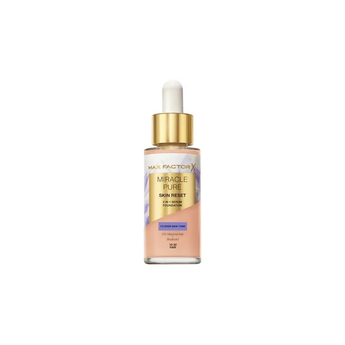 Max Factor Miracle Pure Foundation With Serum For Face 10-30 Fair 30ml