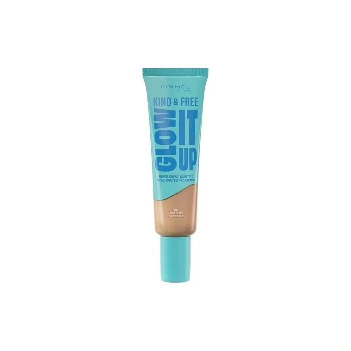 Rimmel Rg Kind & Free Glow It Up Skin Tint 103 True Ivory A Lightweight Skin Tint For A Natural Glow