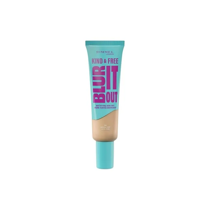 Rimmel Rg Kind & Free Blur It Out Skin Tint 082 Golden Ivory A Lightweight Skin Tint For A Natural Finish