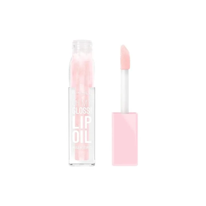 Rimmel Oh My Gloss Lip Oil 005 Pink Sugar Juicy Shine Hydrates Naturally
