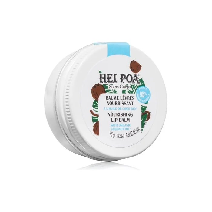 Hei Poa Coconut Oil Lip Balm 15 G Nutrient Balm With Coconut Oil