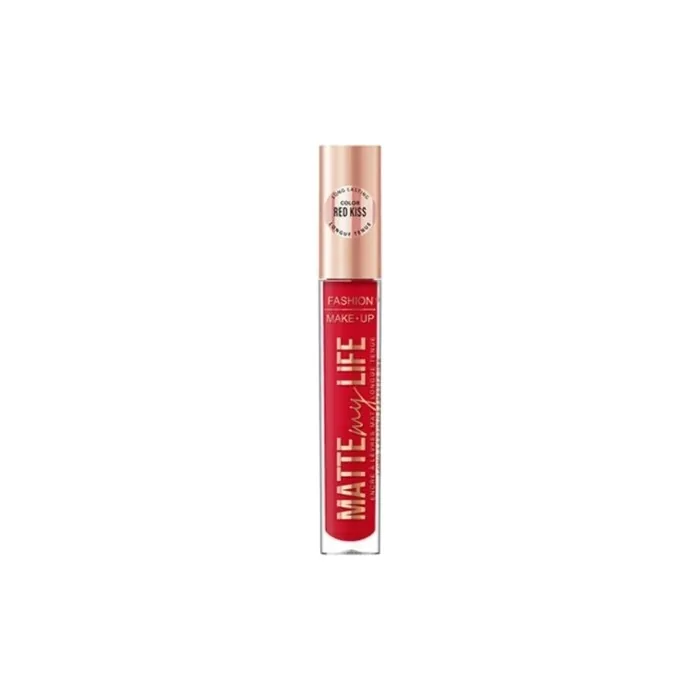 Raphael Cosmetic Matte Lip Gloss My Life No. 05 Red Kiss