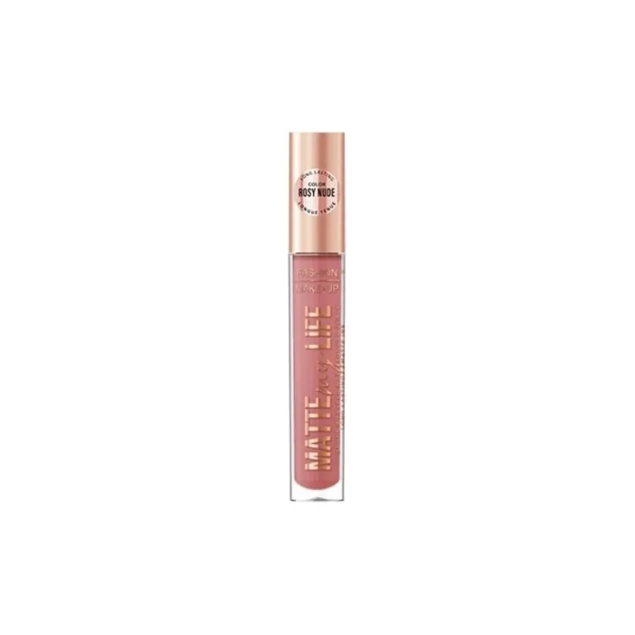 Raphael Cosmetic Matte Lip Gloss My Life No. 08 Rosy Nude