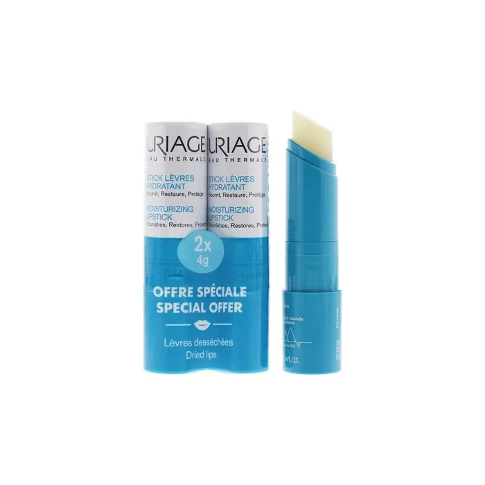 Uriage Eau Thermale Moisturizing Lipstick 2 X 4g