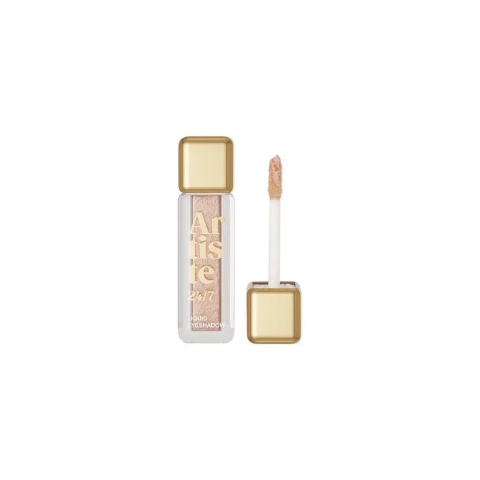 Vivienne Sabo Liquid Eyeshadow Artiste 24/7 Shimmering with Golden Glitter