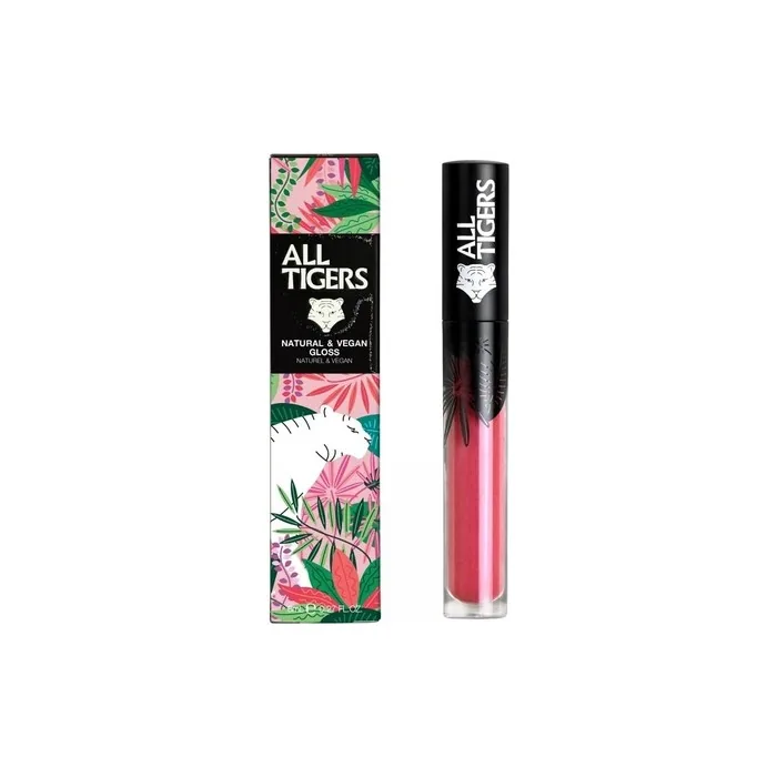 All Tigers Naturel & Vegan Gloss 601 Rose Glossy Silence the Critics 8ml