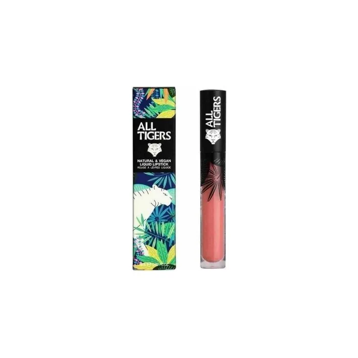 All Tigers Liquid Lipstick Natural Vegan and Organic Pink Shades