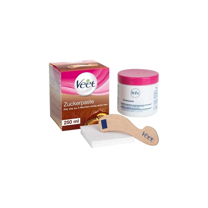 Veet Pure Sugar Paste with Argan Oil for Hair Removal on Body & Face 250ml