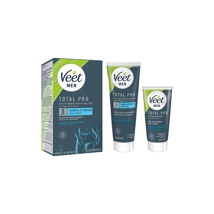 Veet Men Intimate Hair Removal Set - Hair Removal Cream for Men