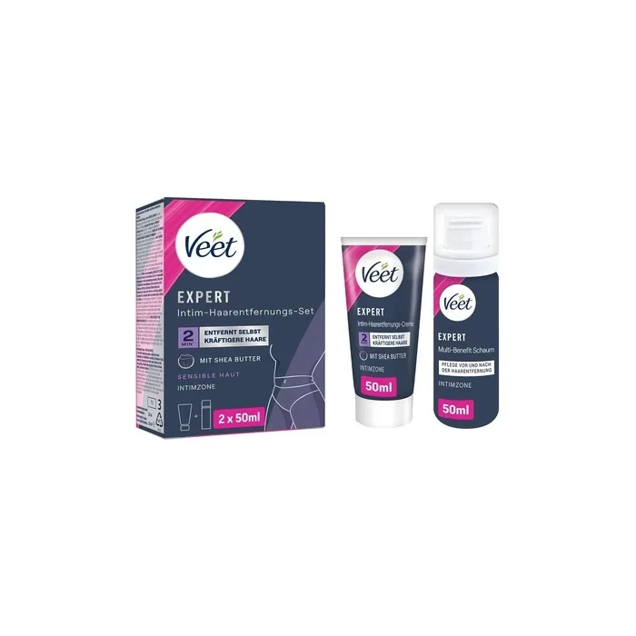 Veet Expert Intimate Hair Removal Kit Depilatory Cream For The Intimate Area