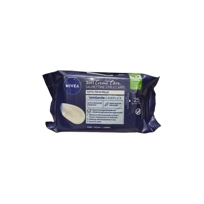 Coty Nivea Makeup Remover Wipes 25 Pieces and 100ml