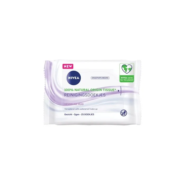 Nivea Essentials Cleansing Wipes Sensitive Gentle And Effective Cleansing For Sensitive Skin