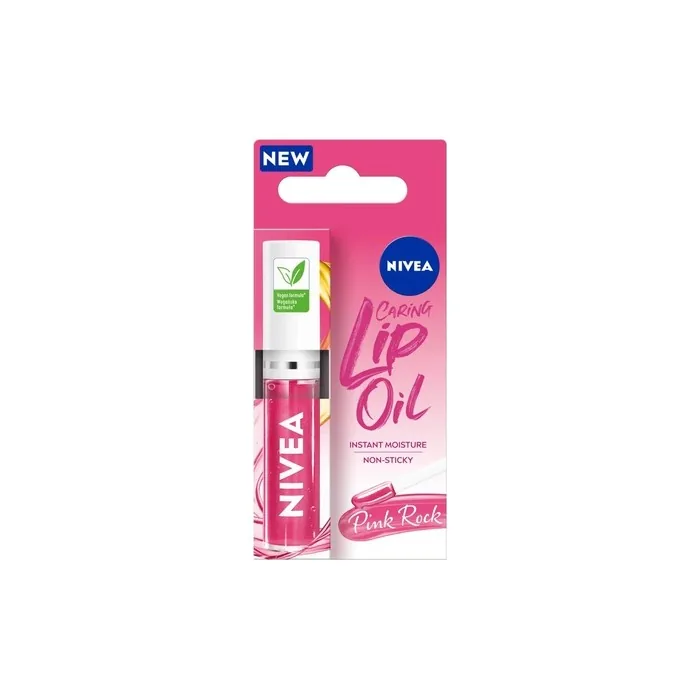 Nivea Caring Lip Oil Pink Rock - 5.5ml