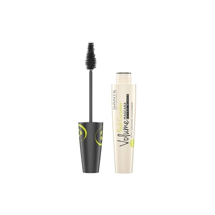 SANTE Naturkosmetik Fresh Cucumber Volume Mascara with Organic Cucumber Extract 12ml Extra Black