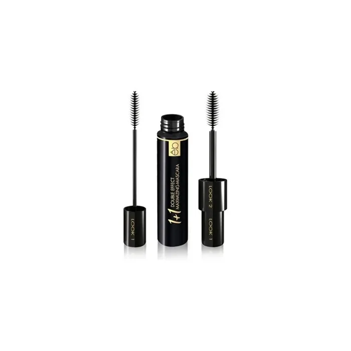 être belle Cosmetics 1+1 Double Effect Maximizing Mascara - Natural to Intensely Glamorous Lashes