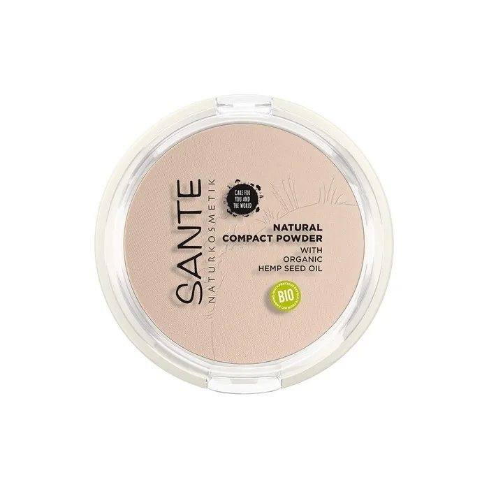 Sante Naturkosmetik Natural Compact Powder 01 Cool Ivory for Light Skin
