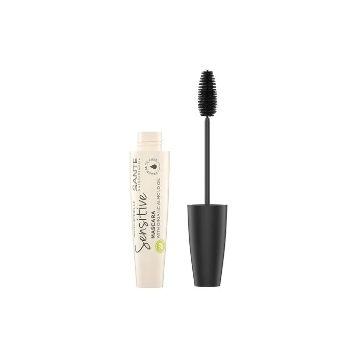 SANTE Naturkosmetik Mademoiselle Sensitive Mascara 01 Black Volume and Length Fragrance Free Vegan 12ml
