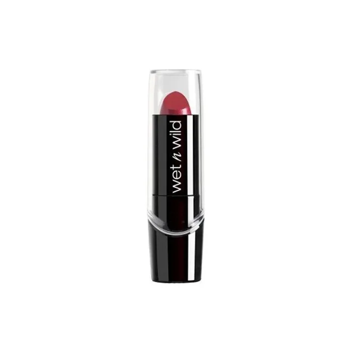 Wet n Wild Silk Finish Lipstick Creamy Lipstick with Rich and Silky Texture and Buildable Color Hydrating Formula with Vitamins A & E Aloe Vera and Macadamia Nut Oil Just Garnet