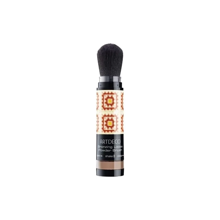 Artdeco Bronzing Loose Powder Brush for Face & Body - Loose Bronzing Powder