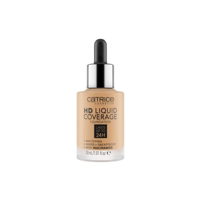 Catrice Hd Liquid Coverage Mattifying Foundation 035 Natural Beige 30ml