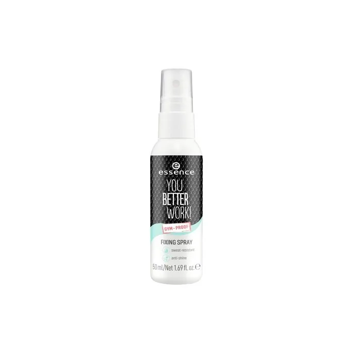 Essence Cosmetics You Better Work! Fixing Spray Waterproof Setting Mist 50ml