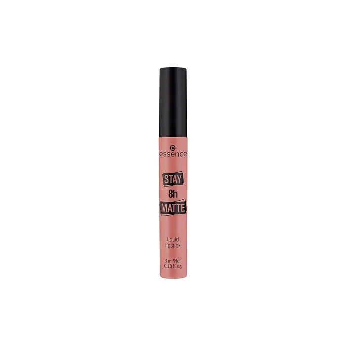 Essence Stay 8h Matte Liquid Lipstick Mask-Safe No. 02 Duck Face Vegan Alcohol-Free Paraben-Free 3ml