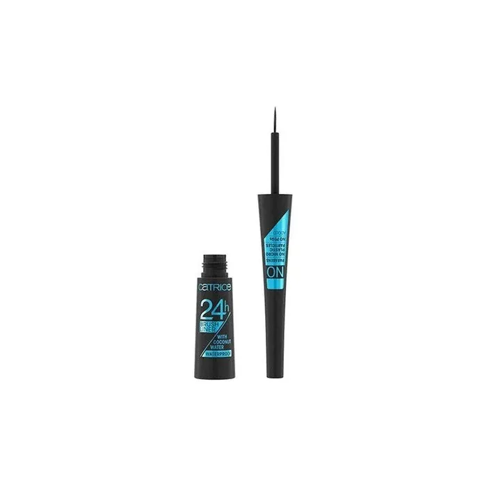 Catrice 24h Brush Liner Waterproof 010 3 Ml Ultra Black Waterproof Eyeliner