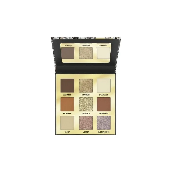 Catrice Jewel Overload Eyeshadow Palette C01 Golden Opulence 9 Brown Shades Glittery Matte Metallic Shimmery Instant Result 72g