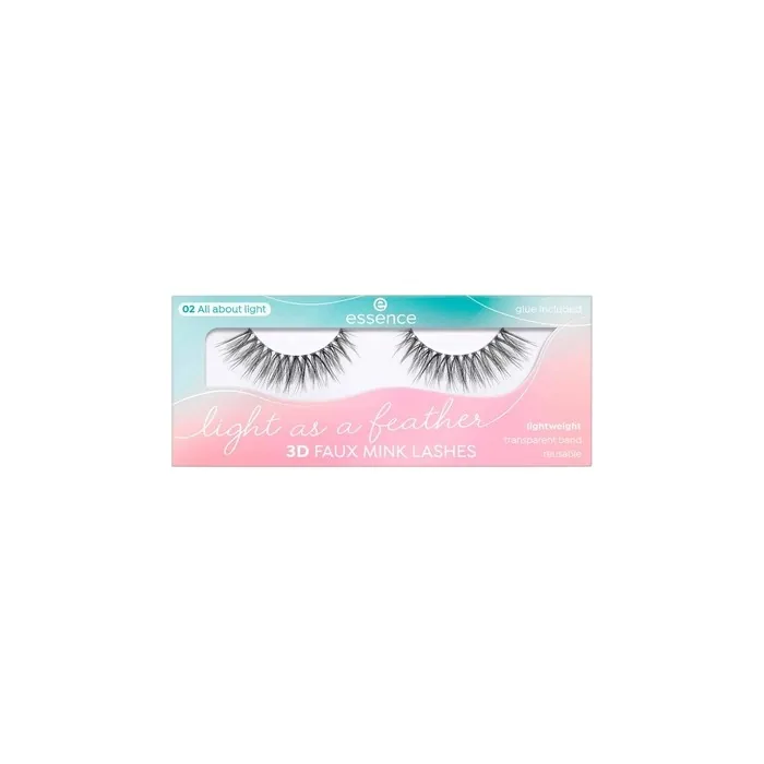 Essence Cosmetics Light As A Feather 3d Faux Mink Lashes 02 Lightweight And Natural Look