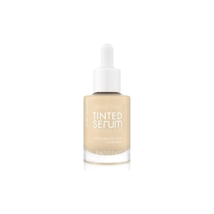 Catrice Nude Drop Tinted Serum Foundation Color 001n Size 30 Ml