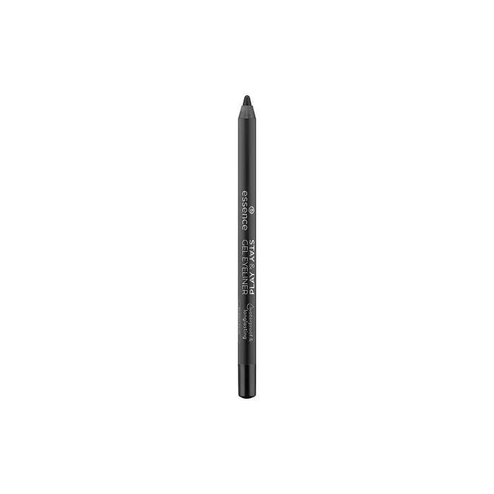 essence STAY & PLAY GEL EYELINER 01 Black Raven Long-Lasting and Highly Pigmented