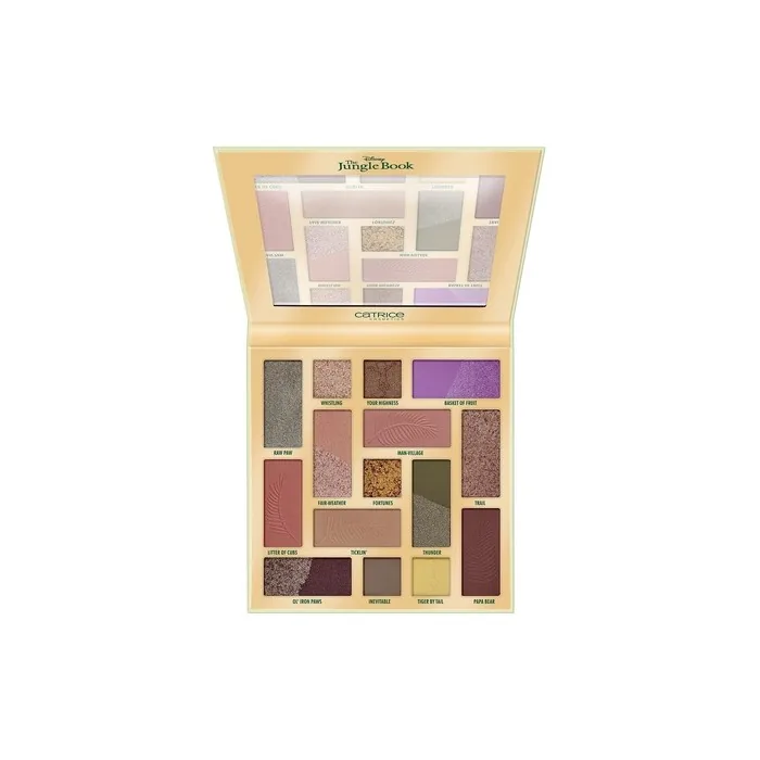 Catrice Disney The Jungle Book Eyeshadow Palette 010 Bare Necessities - 15 Colors Vegan and Microplastic-free 28g