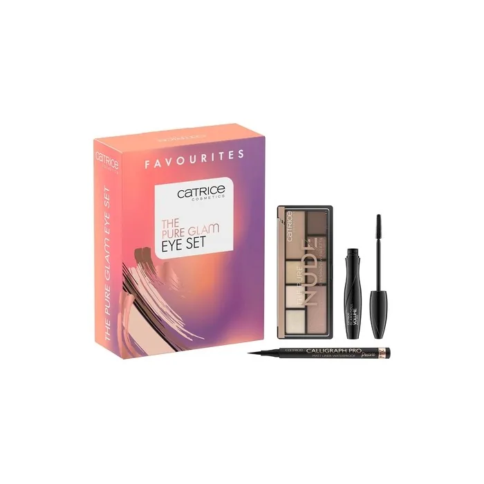 Catrice The Pure Glam Eye Set Mascara Multicolor Acetone-Free Vegan Without Microplastic Particles Without Alcohol 3 Pieces