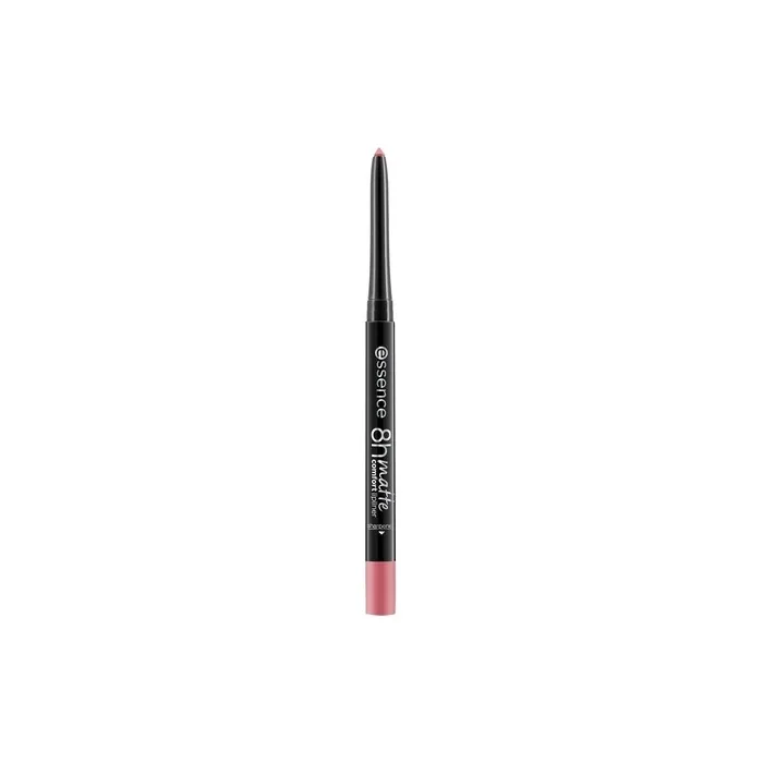 Essence 8h Matte Comfort Lipliner No. 15 Pink Long-Lasting Matte Vegan Waterproof